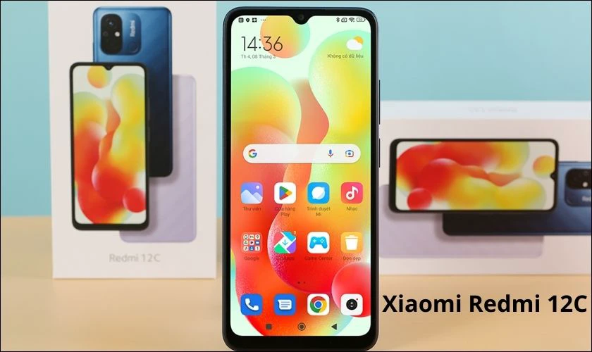 Điện thoại Xiaomi Redmi 12C chơi game mượt pin trâu sạc nhanh