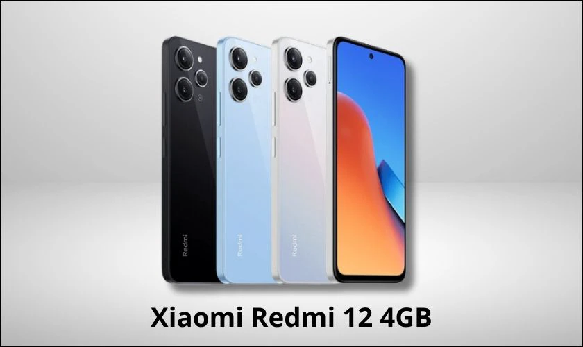 Xiaomi Redmi 12 4GB - Điện thoại chơi game mượt pin trâu sạc nhanh