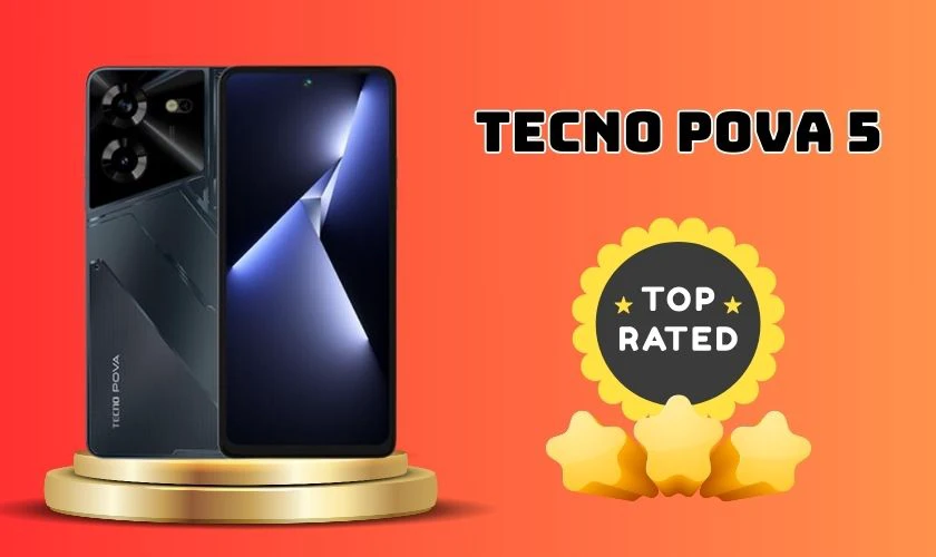 Điện thoại TECNO POVA 5 chụp ảnh đẹp dưới 4 triệu