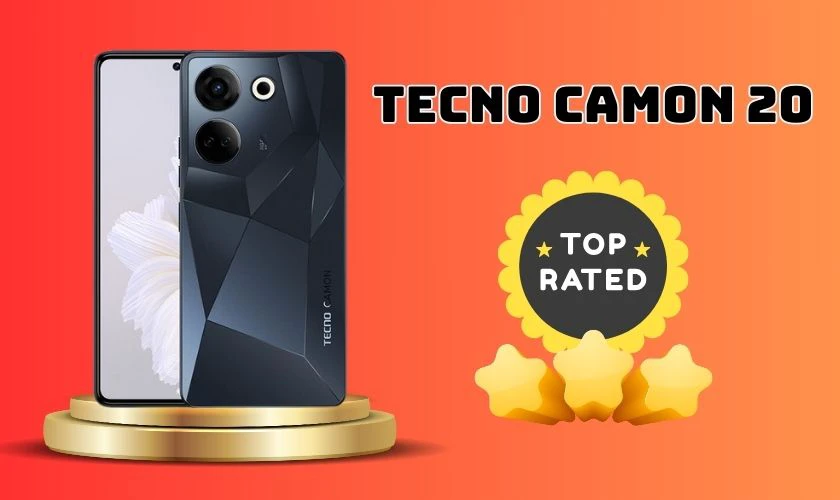 Điện thoại TECNO Camon 20 chụp ảnh đẹp dưới 4 triệu