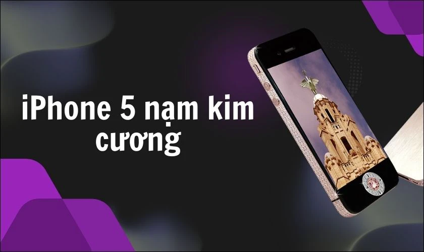 Điện thoại iPhone 5 nạm kim cương đắt nhất hiện nay (17,9 triệu USD ~ 370 tỷ VNĐ)