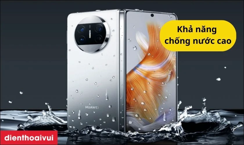 Khả năng chống nước cao của điện thoại Huawei