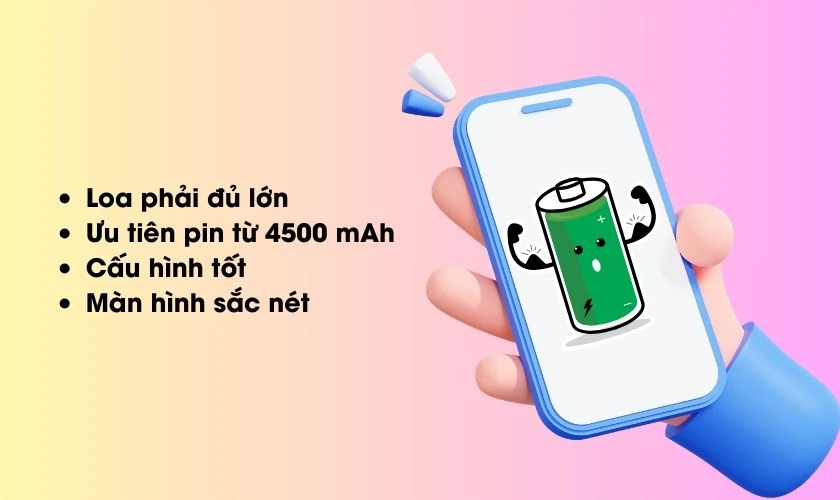 Tiêu chí chọn mua điện thoại 