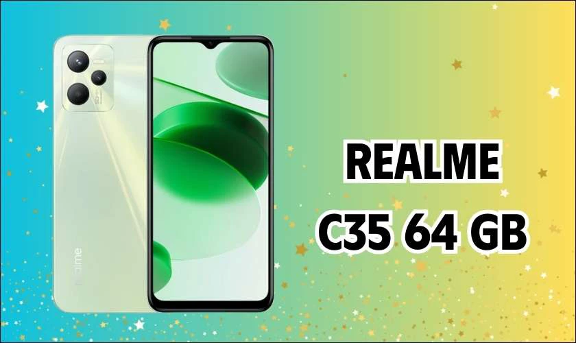 Điện thoại Realme C35 64 GB - Chơi game tốt, khỏe