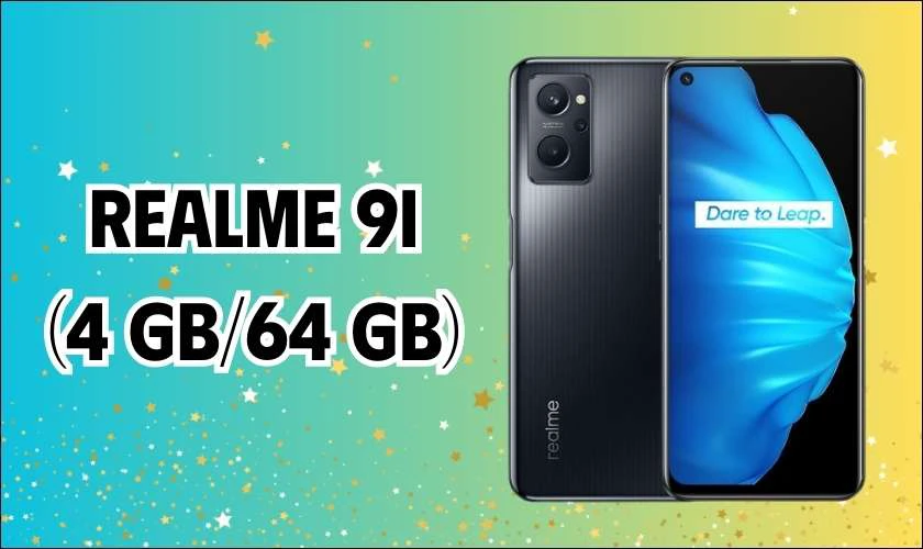 Điện thoại Realme 9i (4 GB/64 GB) - Hỗ trợ chơi game cực đã