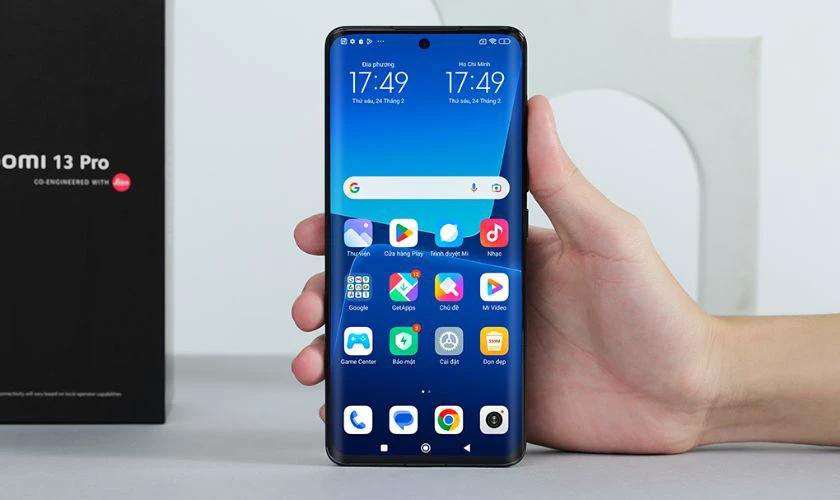 Màn hình của Xiaomi 13 Pro có chất lượng hiển thị sắc nét