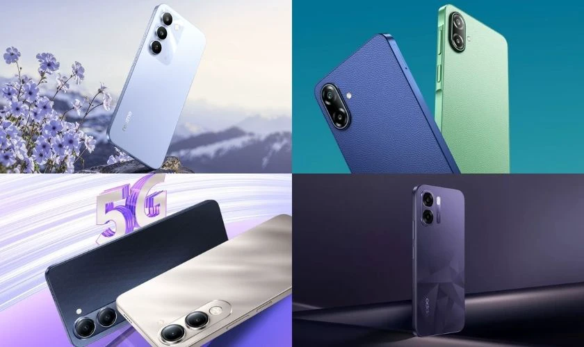 Các mẫu điện thoại sử dụng chip Dimensity 6300 phổ biến