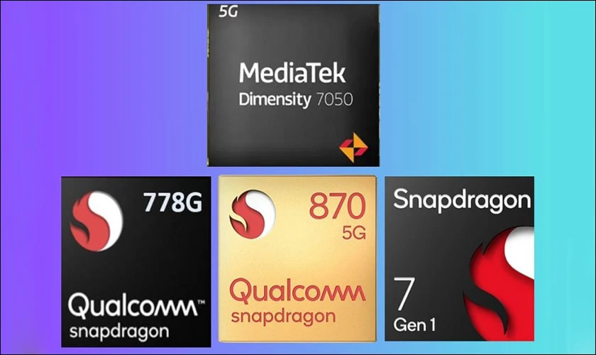 Lựa chọn về chip Dimensity 7050 ngang với các Snapdragon khác thế nào?