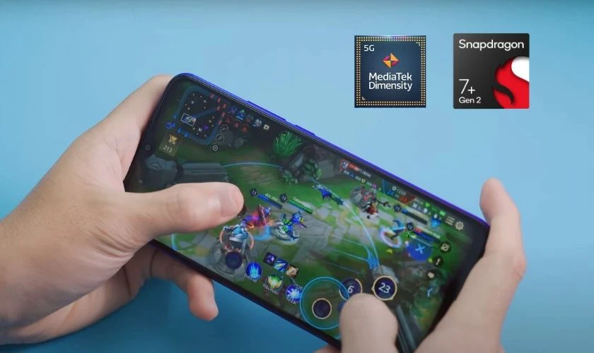 Dimensity 8200 và Snapdragon 7 Plus Gen 2 đều mang đến trải nghiệm chơi game mượt mà