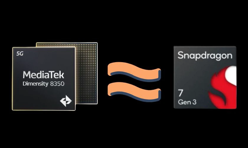 Dimensity 8350 ngang với chip Snapdragon nào hiện nay