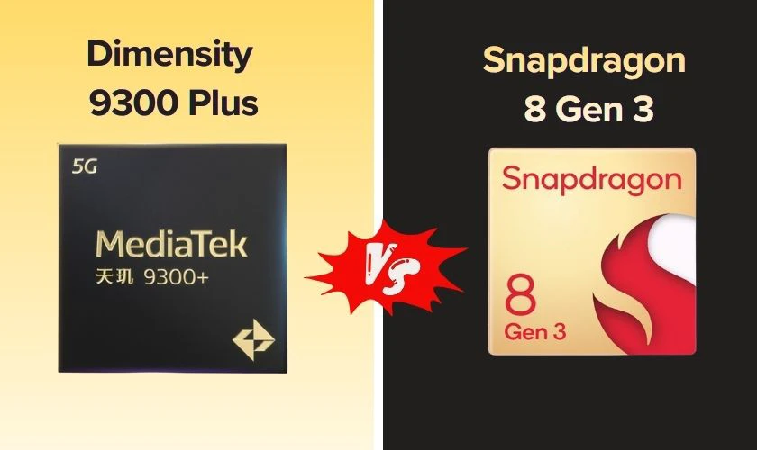 Dimensity 9300 Plus ngang với chip Snapdragon nào