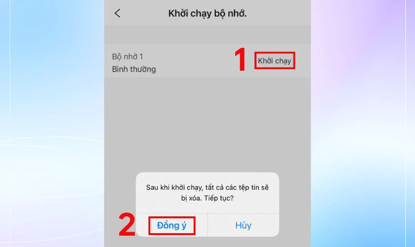 Cách định dạng thẻ nhớ camera