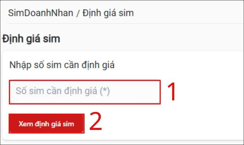 Cách định giá SIM, số điện thoại