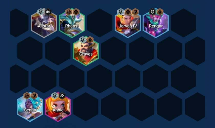 Đội hình Kim Ngưu - Giữa game