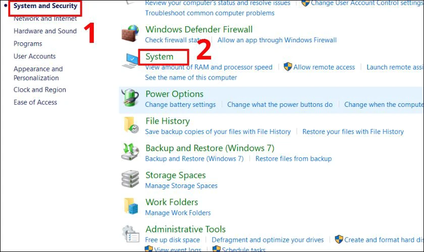 Cách đổi tên máy tính Win 10 bằng Control Panel