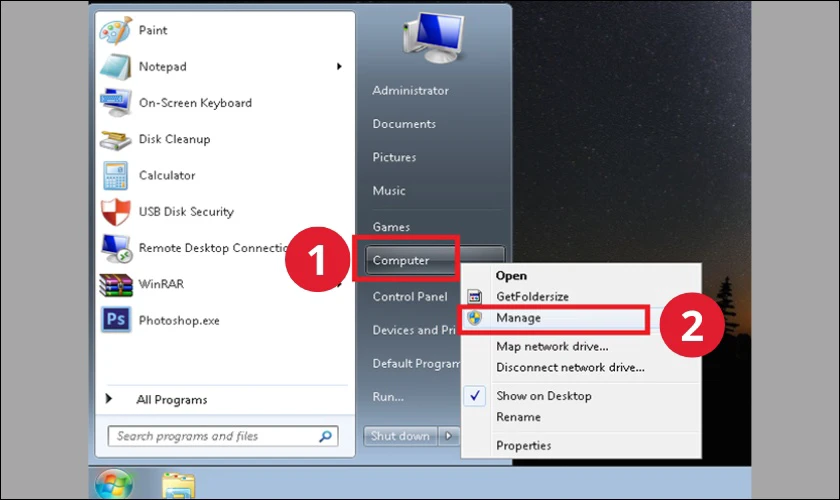 Cách đổi tên ổ cứng trên Windows 8/7/XP/Vista
