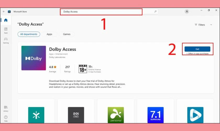 Cách cài đặt Dolby Atmos trên laptop