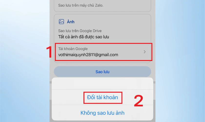 Cách hủy đồng bộ tin nhắn Zalo