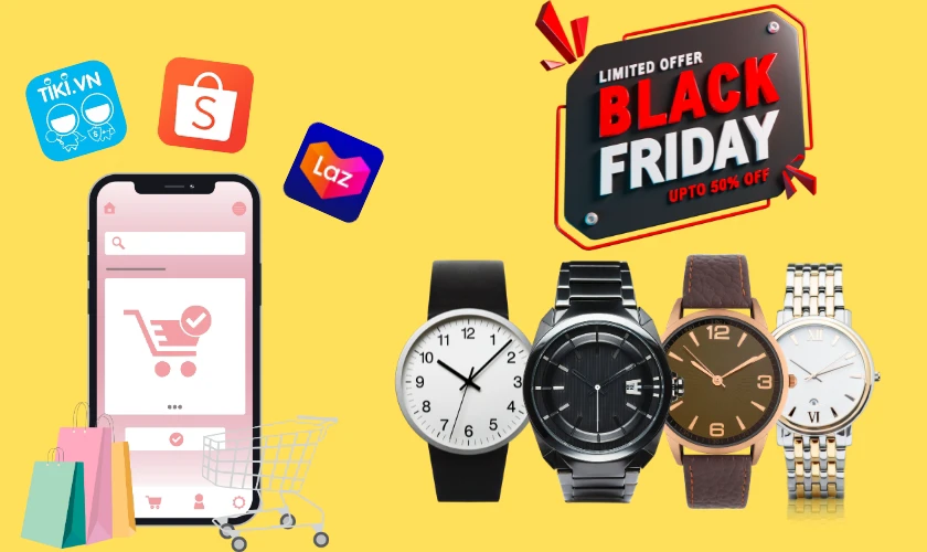 Săn sale đồng hồ dịp Black Friday ở đâu tốt