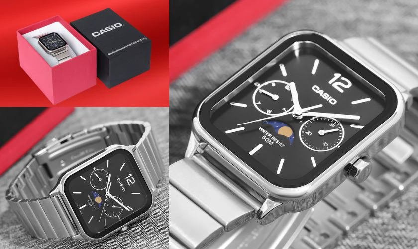 Đồng hồ CASIO 34 mm Nam MTP-M305D-1AVDF cho học sinh nam