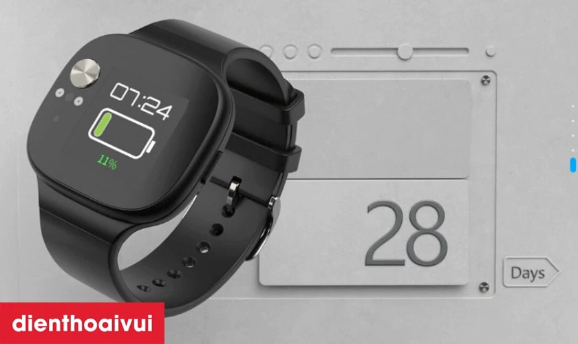 Đồng hồ thông minh Asus có thời lượng pin 28 ngày