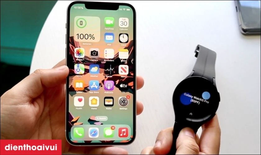 Có thể sử dụng Samsung Galaxy Watch cùng với iPhone không?