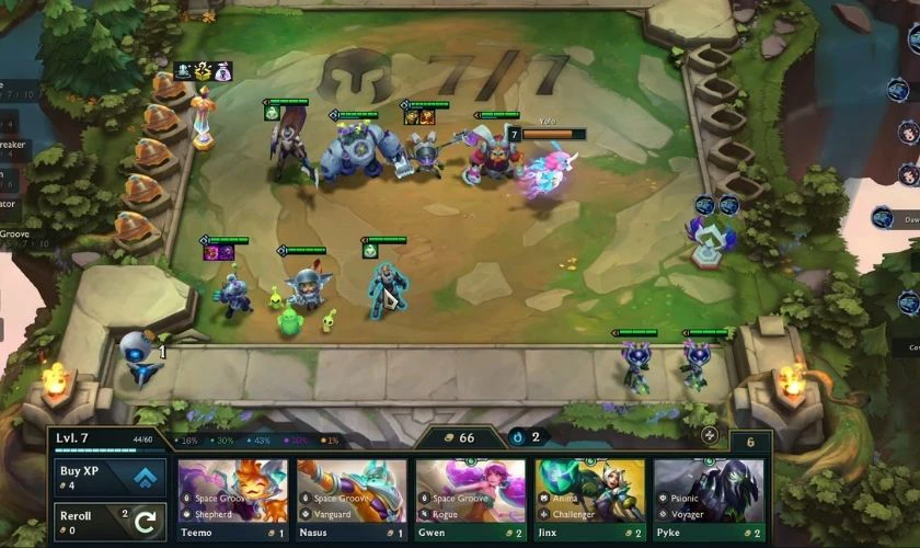 Cách chơi đội hình Bard DTCL ở giữa game