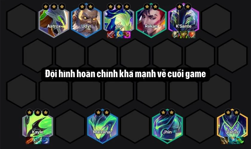 Cách chơi đội hình Bóng Ma ĐTCL mới nhất - Cuối game