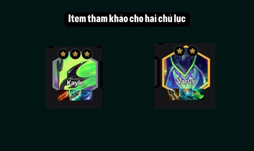 Trang bị cần thiết cho các chủ lực chơi đội hình Bóng Ma ĐTCL