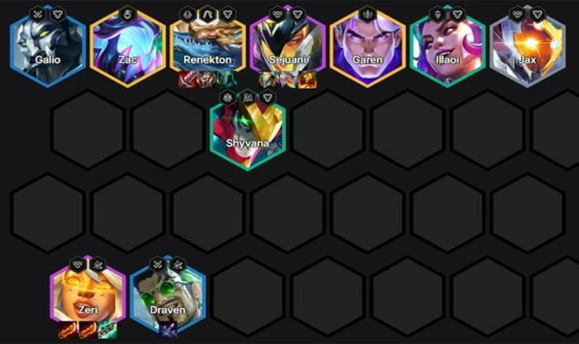 Trang bị cần thiết cho các chủ lực chơi đội hình