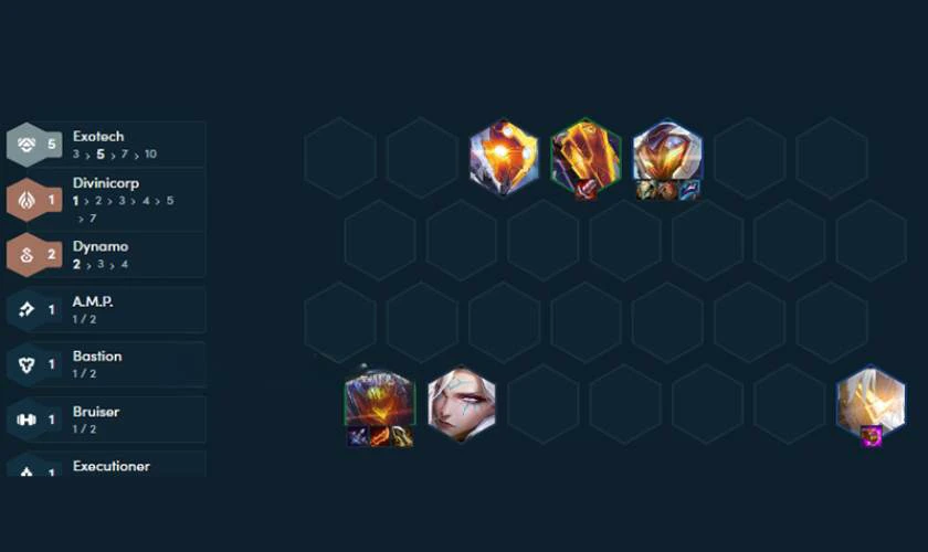 Cách chơi đội hình Công Nghệ Cao DTCL - Giữa game