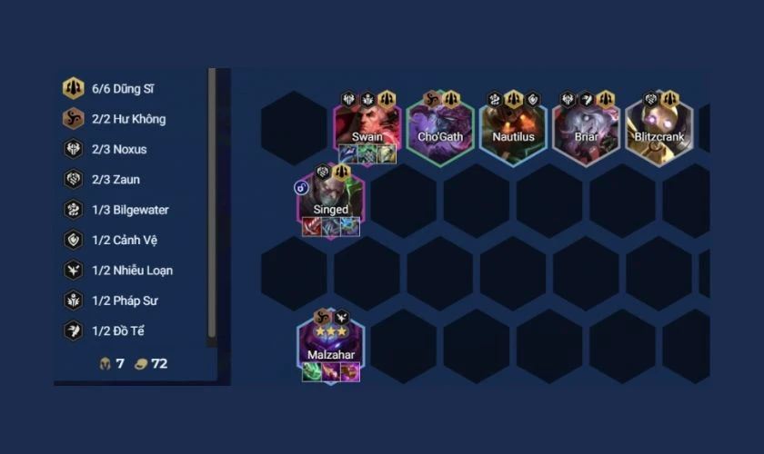 Cách chơi đội hình Dũng Sĩ ĐTCL mùa 16 - Giữa game