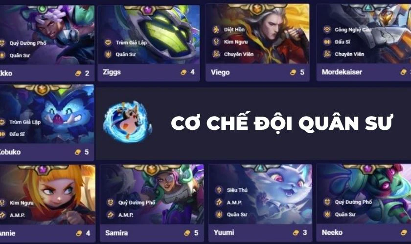 Cơ chế tộc Quân Sư trong ĐTCL mùa mới nhất