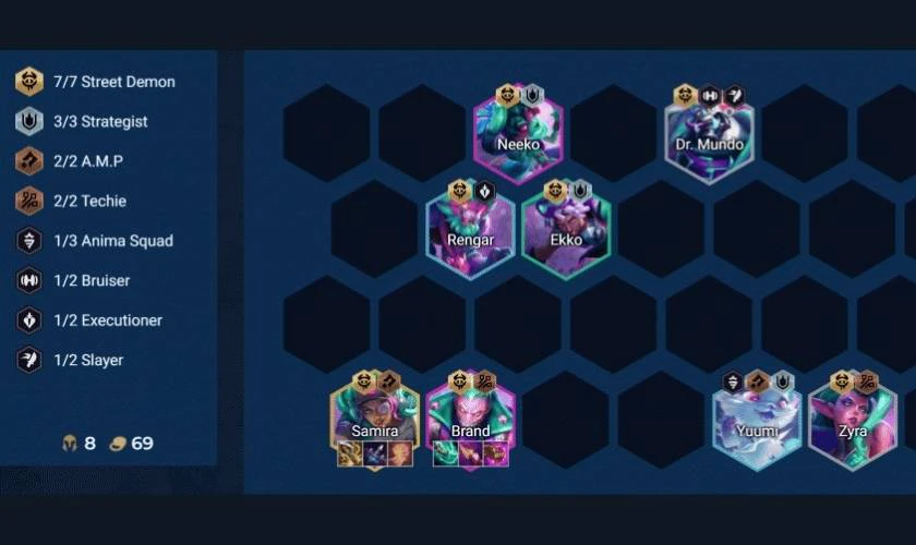 Đội hình DTCL Quỷ Đường Phố