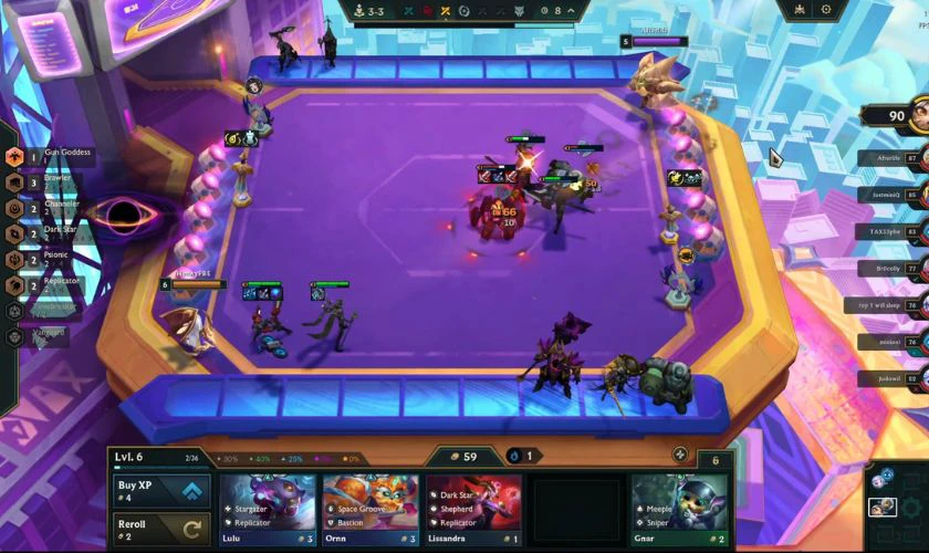 Cách chơi đội hình Rhaast Lệch Chuẩn DTCL ở giữa trận