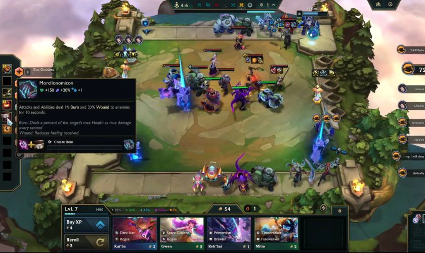 Cách chơi đội hình Rhaast Lệch Chuẩn DTCL ở cuối trận