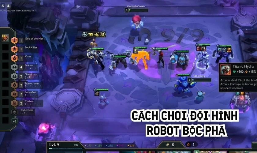 Cách chơi đội hình DTCL Robot Bộc Phá mùa mới nhất 2026