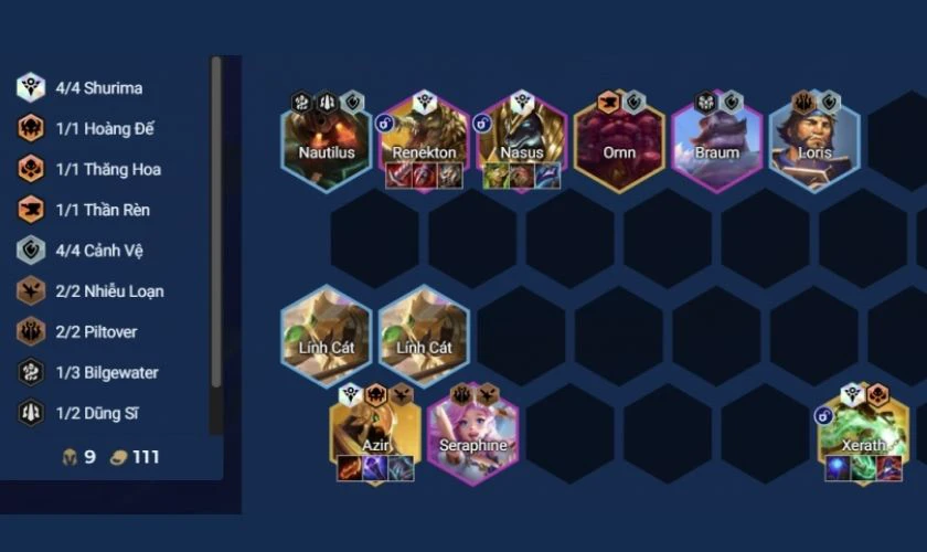 Cơ chế tộc DTCL Shurima trong mùa mới nhất