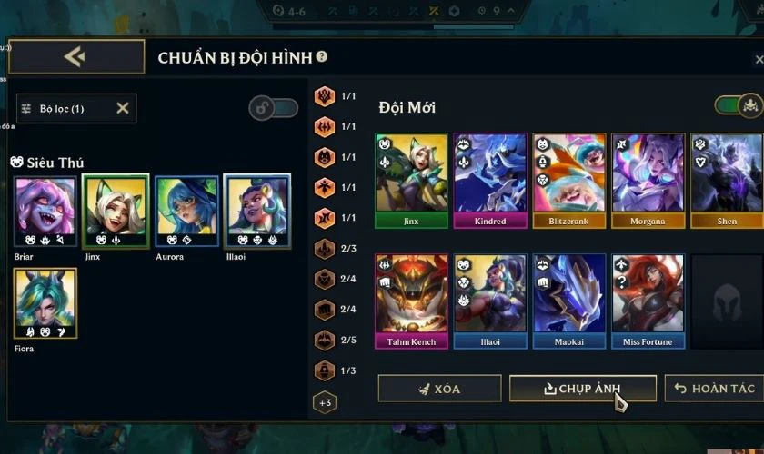 Trang bị cần thiết cho các chủ lực chơi đội hình