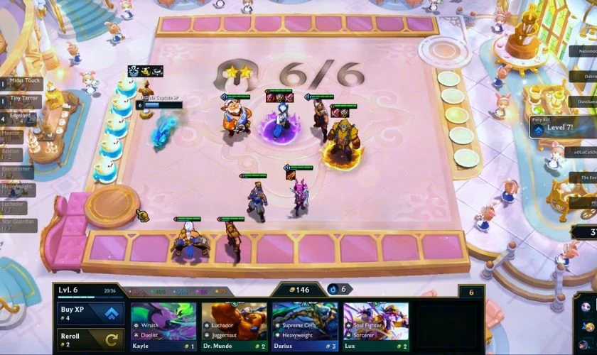 Cách chơi đội hình Thánh Ra Vẻ DTCL ở giữa game