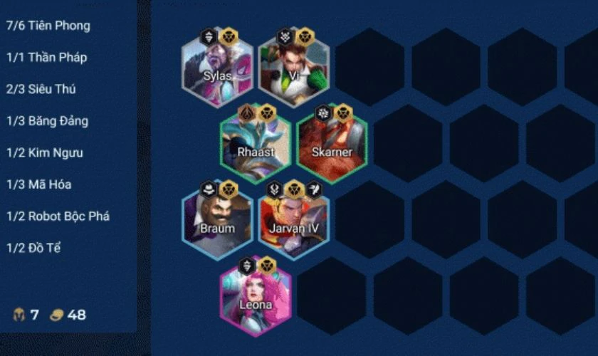 Đánh giá sức mạnh DTCL Tiên Phong