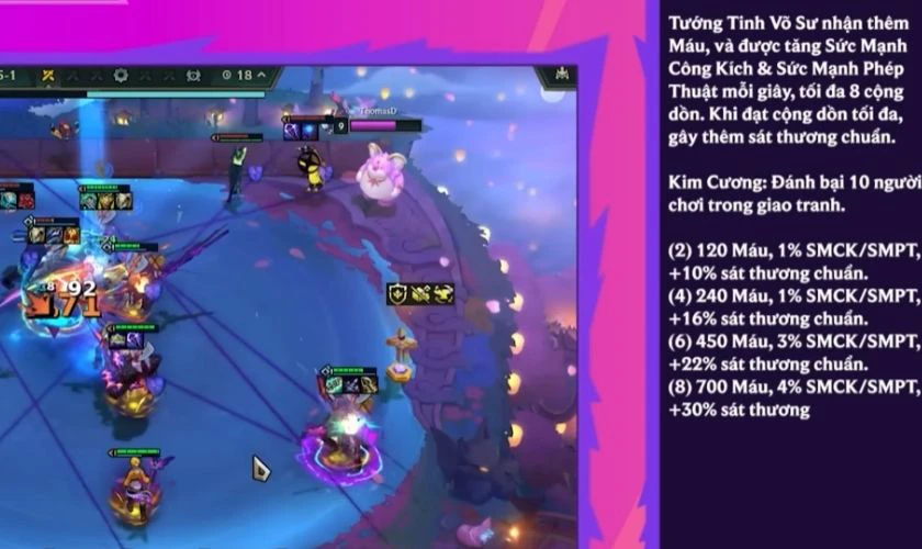 Cách chơi đội hình Tinh Võ Sư ĐTCL mùa 15