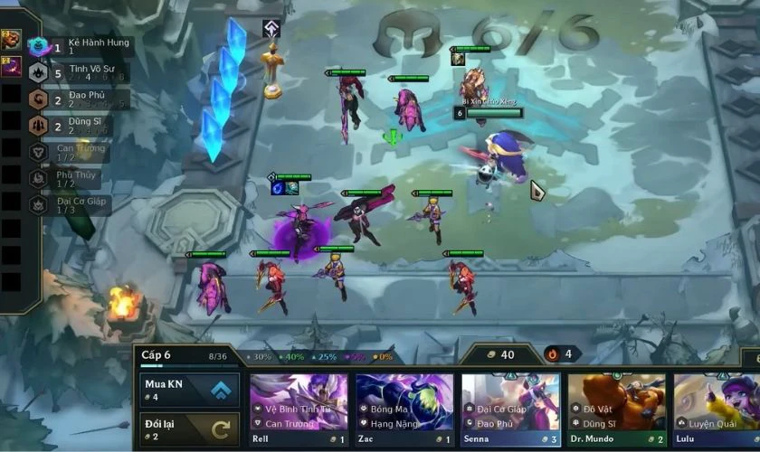 Cách chơi đội hình Tinh Võ Sư ĐTCL mùa 15 - Giữa game