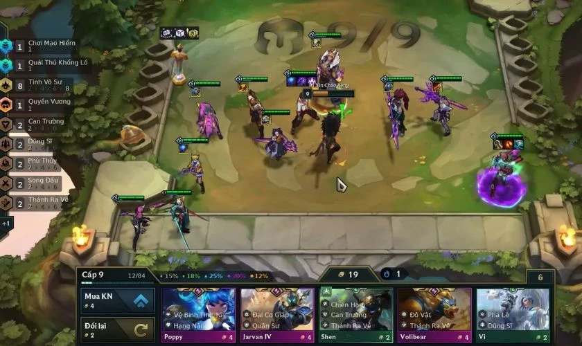 Cách chơi đội hình Tinh Võ Sư ĐTCL mùa 15 - Cuối game