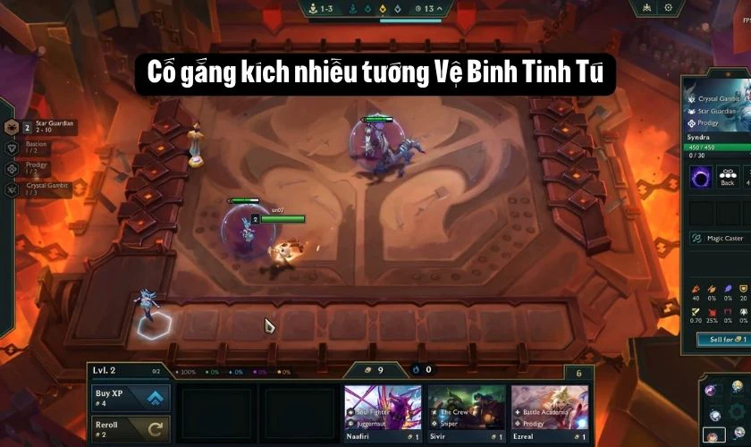 Cách chơi đội hình Vệ Binh Tinh Tú ĐTCL mới nhất - Đầu trận