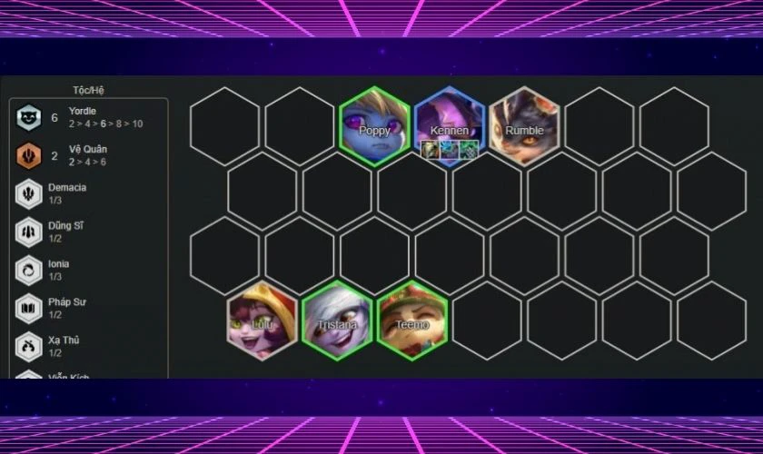 Cách chơi đội hình Veigar ĐTCL giữa game