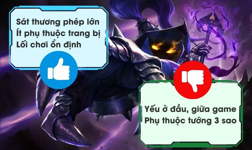 Đánh giá sức mạnh đội hình Veigar