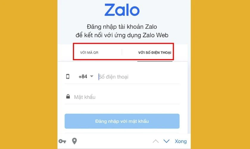 Dùng 2 Zalo trên iPhone bằng Safari