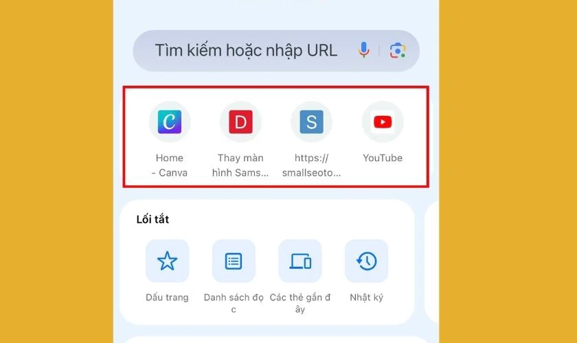 Mở trình duyệt Google Chrome, sau đó truy cập vào trang web bất kỳ