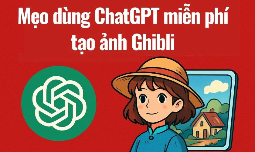 Mẹo d&ugrave;ng ChatGPT miễn ph&iacute; tạo ảnh Ghibli hiệu quả nhất